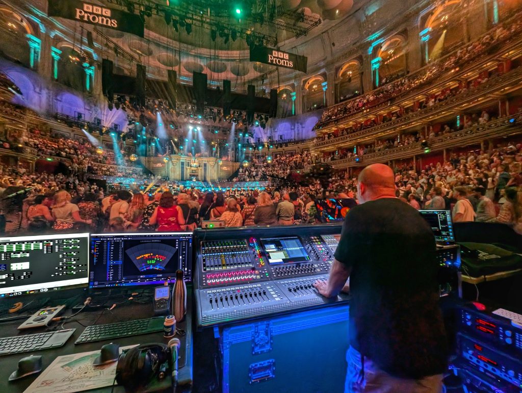 BBC Proms Front-of-House Mix Position