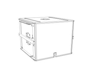 L-Acoustics SB15 Louspeaker Drawing
